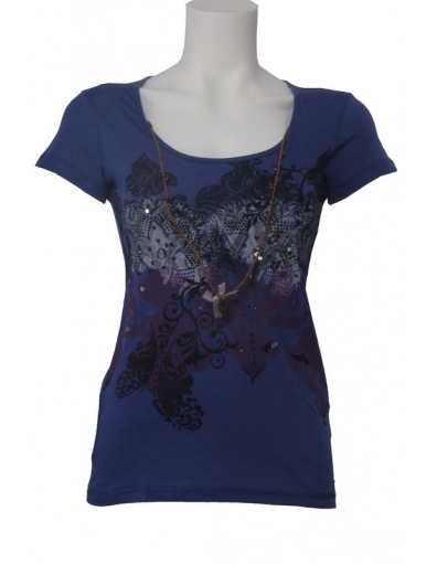 Dept t-shirt - Lovely - Paars / Purple