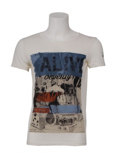 t-shirt Pepe Jeans - Ibanez - Wit / White