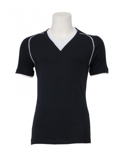 J.C. Rags t-shirt - knitted - dark navy