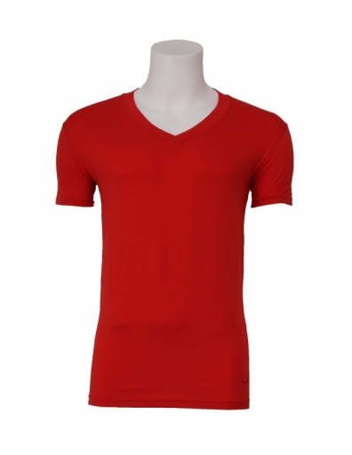 Zumo basic t-shirt - Marbelle - Rood - Red