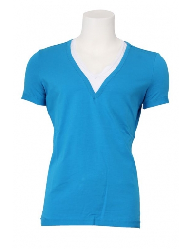 Zumo basic t-shirt - Marbelle - Light blue