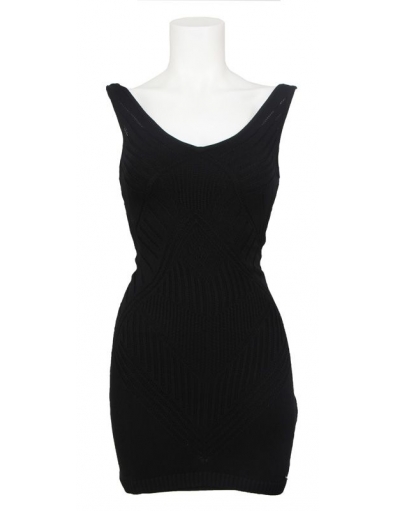 Guess - Lacey Double V Dress - zwart/black