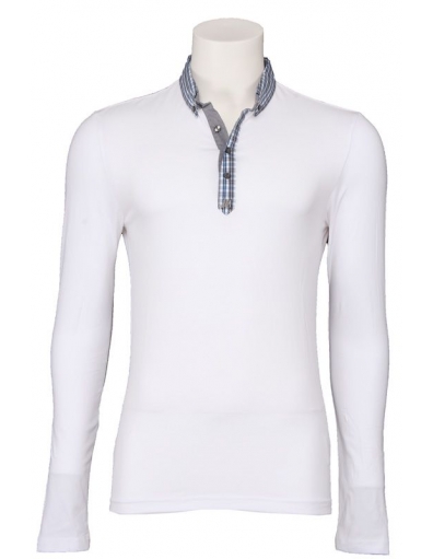 Polo Antony Morato - Longsleeve - white / wit