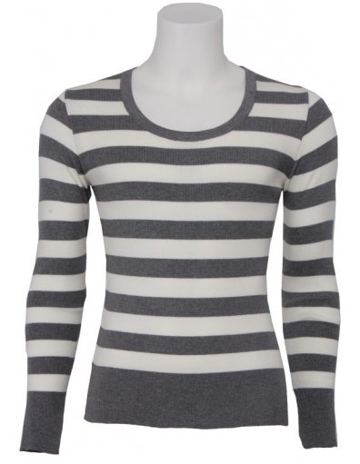 Zumo trui - Adamo - Grijs - Ecru