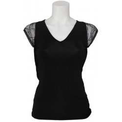 Amy Gee top Kant Zwart Black