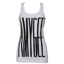 Amy Gee tanktop Fuxia White Wit