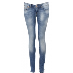 Jeans Amy Gee Mustaches stretch blauw