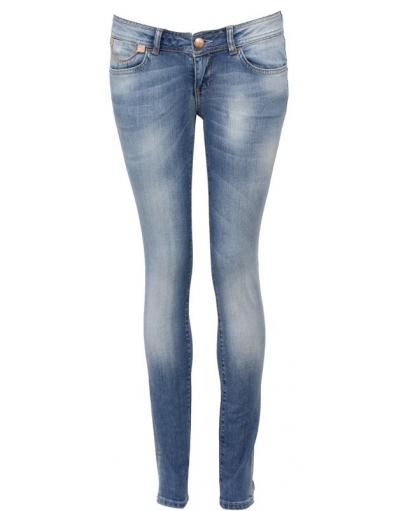 Jeans Amy Gee - Mustaches stretch - blauw