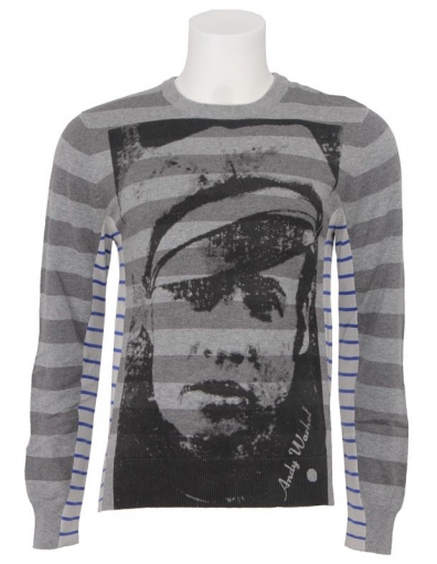 Pepe jeans trui - By Andy Warhol - Grey