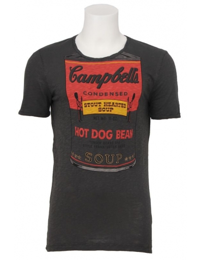 Pepe jeans shirt - Andy Warhol Foundation pollock - Stone black