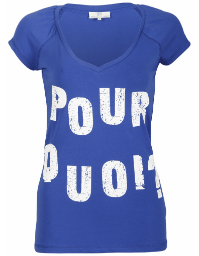 Dept t-shirt - Pour Quoi - Blauw / Blue