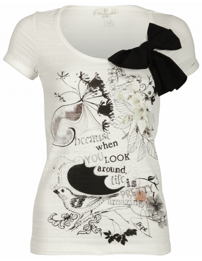 Dept top - Ajour Jersey - White