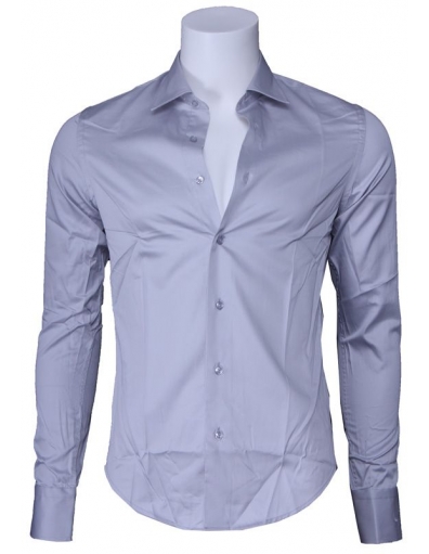 Overhemd Zumo - Doron slim fit - Light Grey