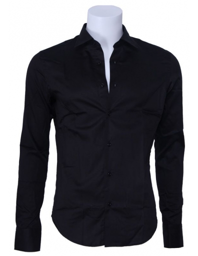 Overhemd Zumo - Doron slim fit - Zwart / Black
