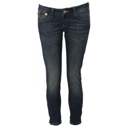 Amy Gee jeans stretch 3 4 donkerblauw