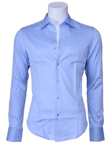 Overhemd Zumo - Doron slim fit - Light blue