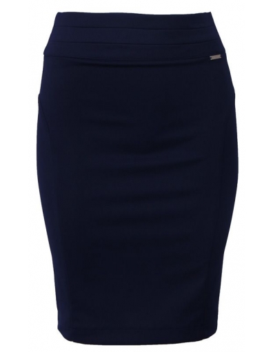 Amy Gee rok - kokerrok - black / zwart