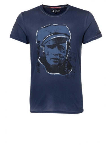 Pepe jeans t-shirt met print - Andy Warhol Foundation kowalski - Blauw