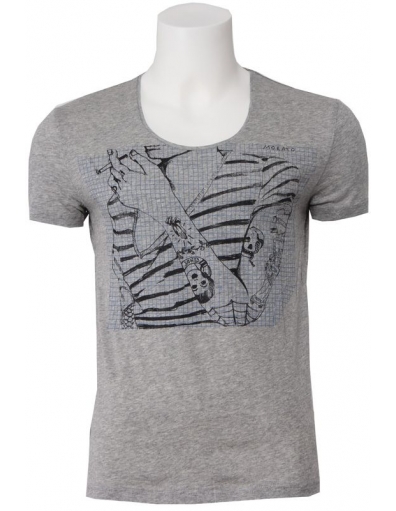 Antony Morato t-shirt - armen - Grijs / Grey 