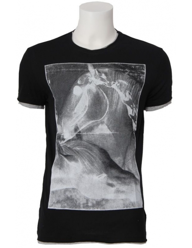 Antony Morato t-shirt - Nero Blood - Zwart / Black 