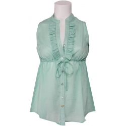 Blouse Amy Gee - Mintgroen