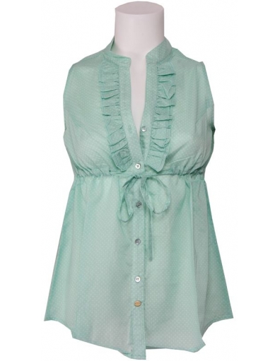 Blouse Amy Gee - Mintgroen