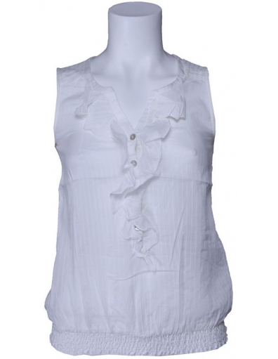 Dept zomerblouse - Whisper white