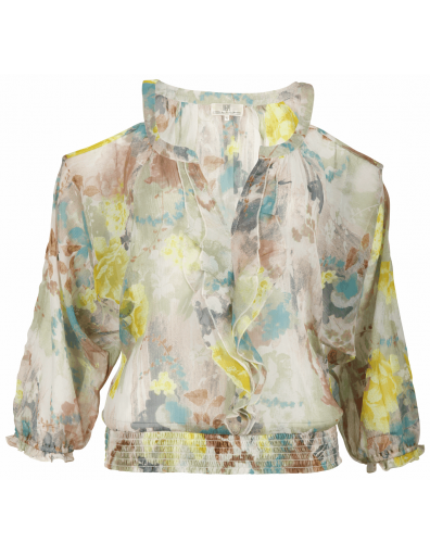 Dept top - Top Dreamy Flower - Celadon Green