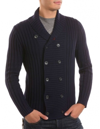 Guess- Davis Cardi - Blauw/Blue