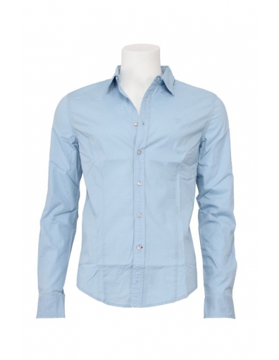Guess overhemd- LS  - blauw/blue