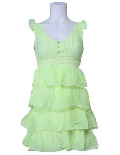 Dept jurk - Light Dress - Lime Groen