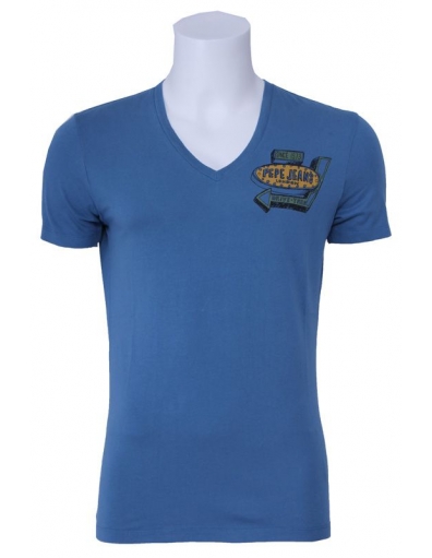 Pepe Jeans t-shirt - Drive Thru - Blauw
