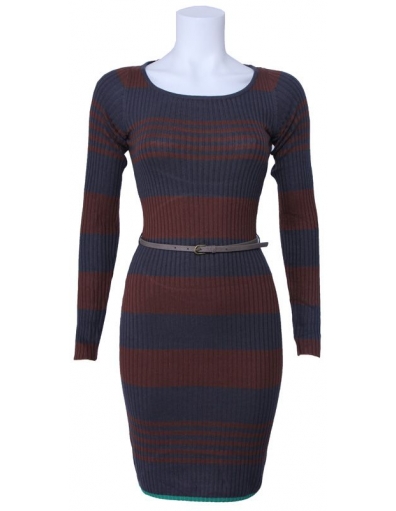 Jurk Dept - Brown / Ash