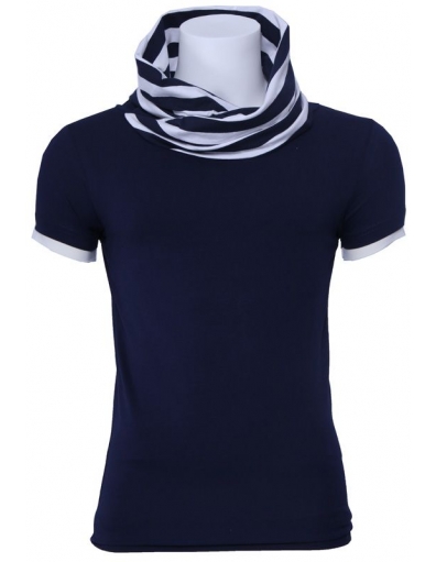 Zumo shirt - Taranto - Navy gestreept