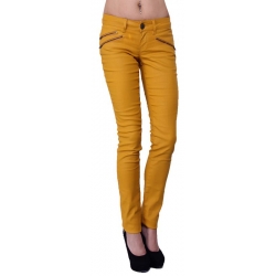 Dept broek gecoat - Golden Girl - Oker geel