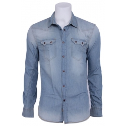 Alec shirt Guess Overhemden Blauw