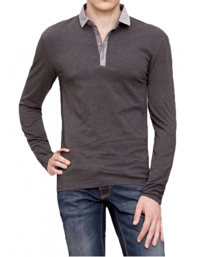 Less is more longsleeve - Antony Morato - Shirts en tops - Grijs