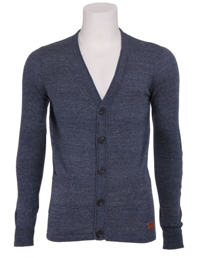 JC Rags vest - Chambray melange