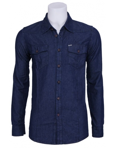 Ambrogio overhemd - Zumo - Overhemden - Blauw