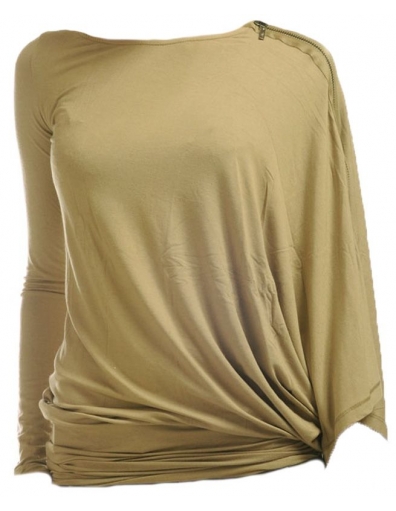 Lalita - Met Jeans - Shirts en tops - Camel